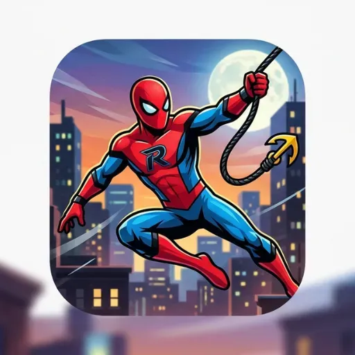 Amazing Rope Hero Spider