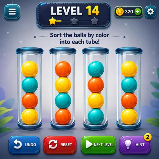 Color Ball Sorting Game