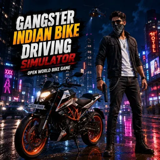 Gangster Indian Bike Driving Simulator