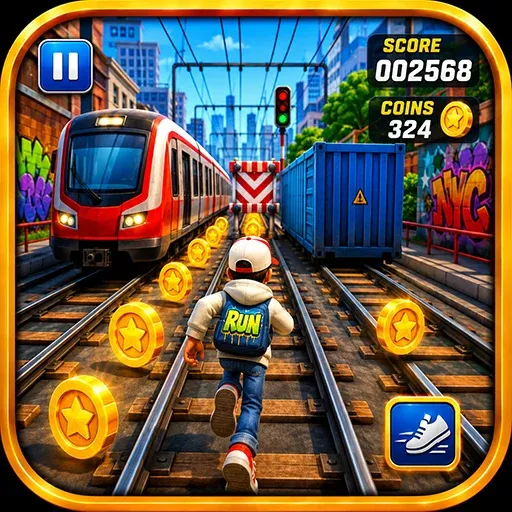 Train Endless Running Game 3D Subway Track Runner Online