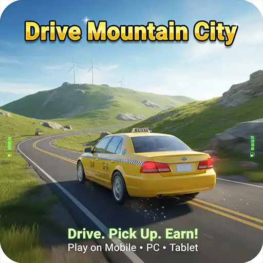 Drive Mountain City Taxi Car Game