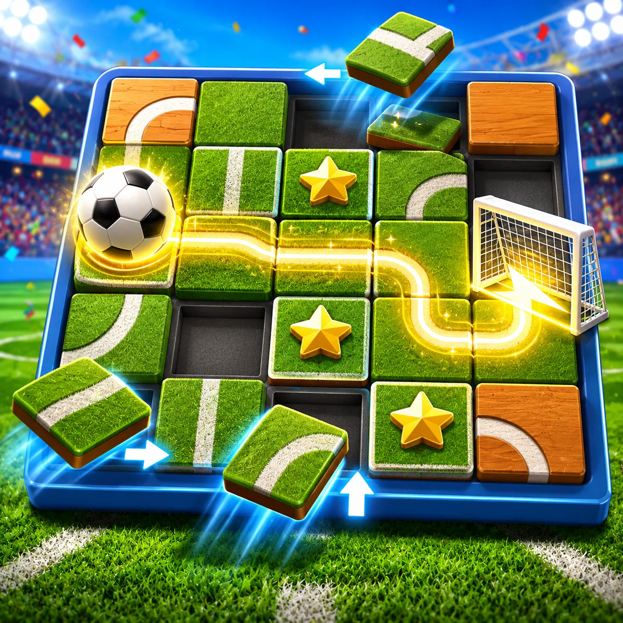 Unblock the Soccer Fun Football Puzzle Challenge