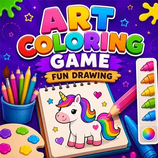 Art Coloring Game Fun Drawing
