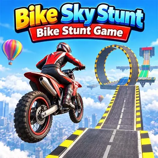 Bike Sky Stunt - Bike Stunt Game