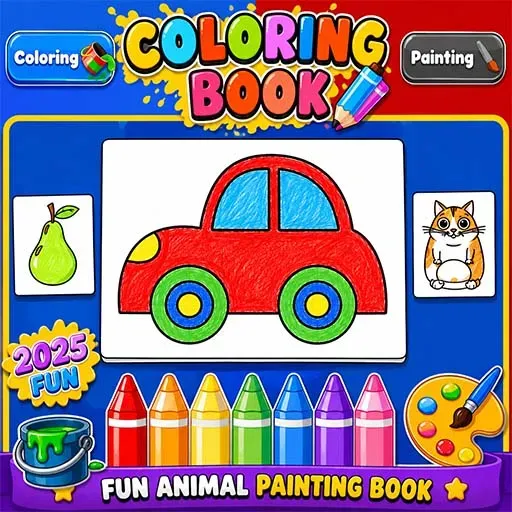 Bird Coloring Game 2025 Fun Animal Painting Book