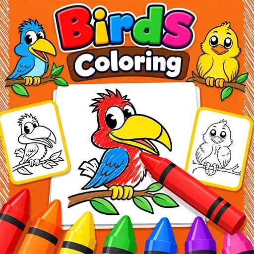 Birds Coloring