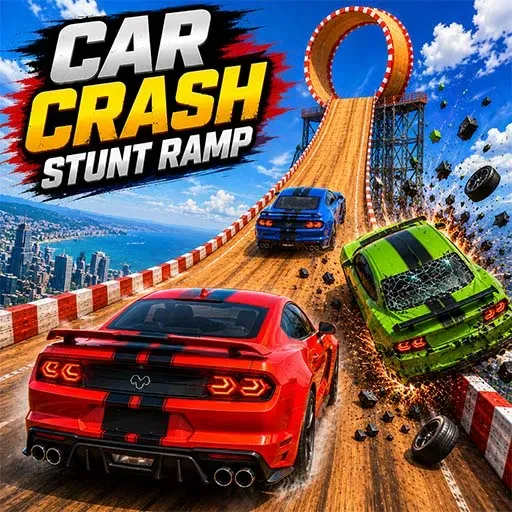 Car Crash Stunt Ramp