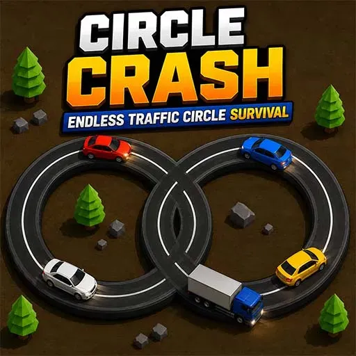 Circle Crash Endless Traffic Circle Survival