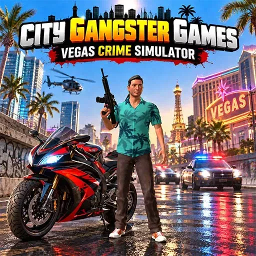 City Gangster Games - Vegas Crime Simulator