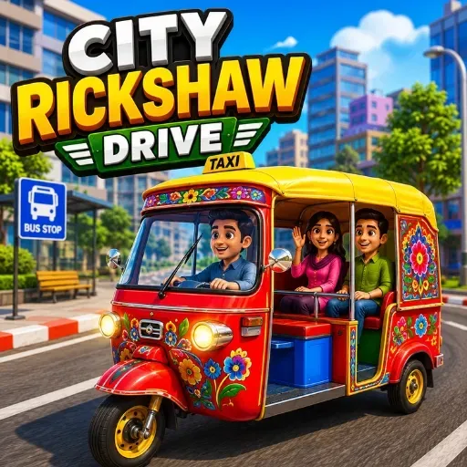 City Rickshaw Drive - Offroad Tuk Tuk Auto