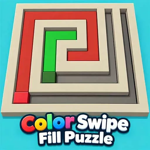 Color Swipe Fill Puzzle