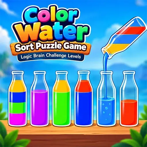 Color Water Sort Puzzle Game Logic Brain Challenge Levels