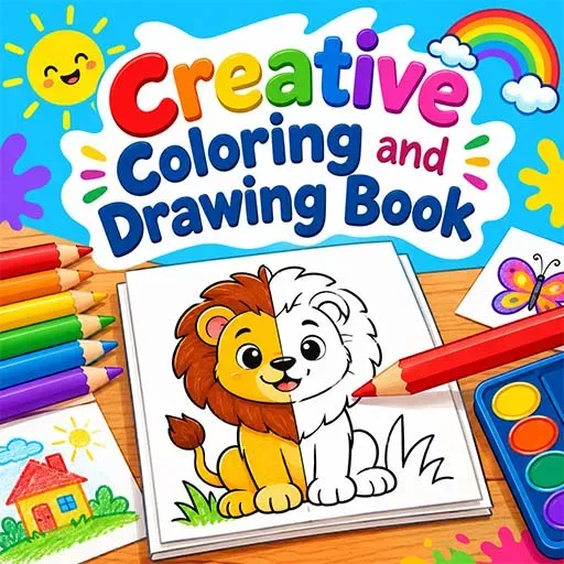 Creative Coloring and Drawing Book