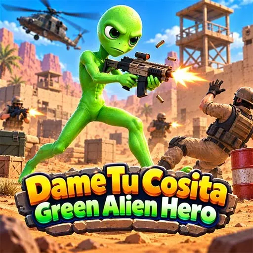 Dame Tu Cosita Green Alien Hero