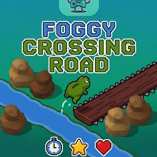 Foggy Crossing Road