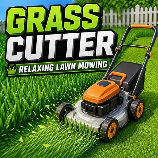Grass Cutter Relaxing Lawn Mowing