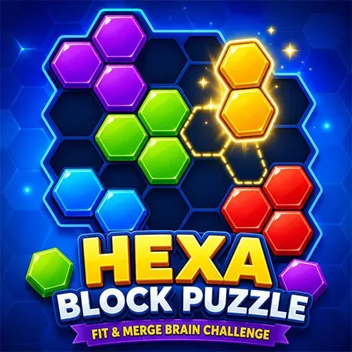 Hexa Block Puzzle Fit and Merge Brain Challenge