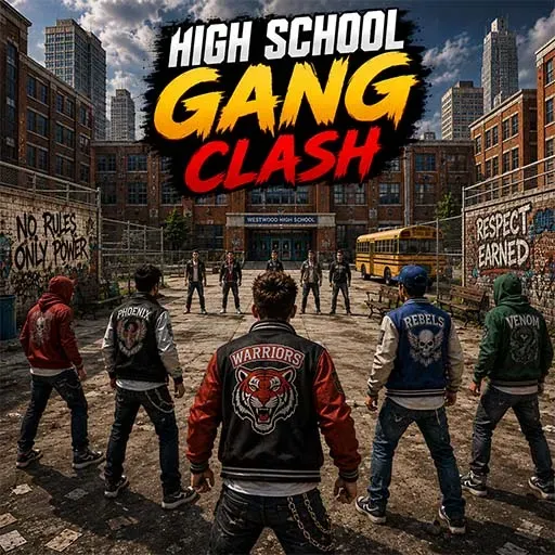 High School Gang Clash