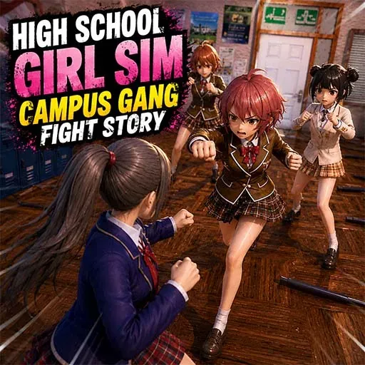High School Girl Sim Campus Gang Fight Story