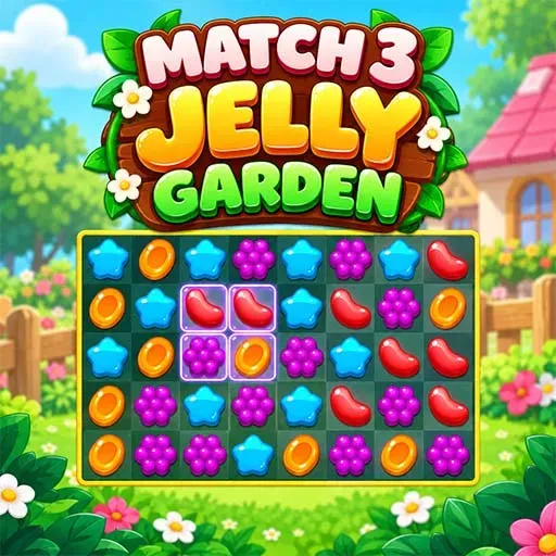 Match 3 Jelly Garden