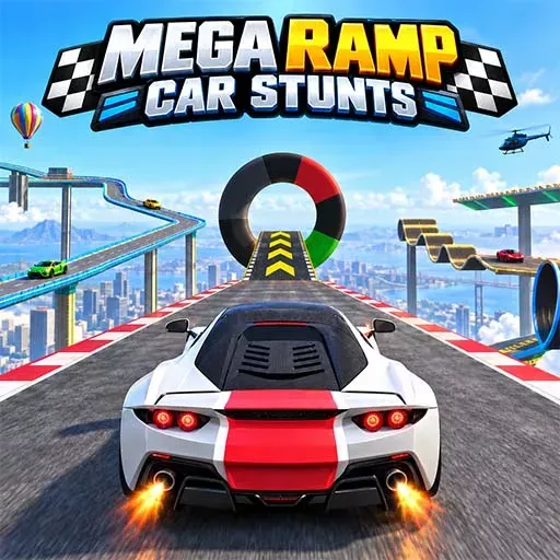 Mega Ramp Car Stunts Extreme Racing & Impossible Tracks Game