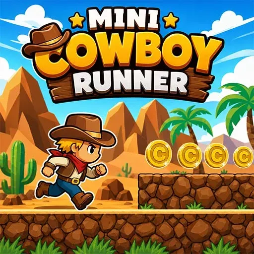 Mini Cowboy Runner Game