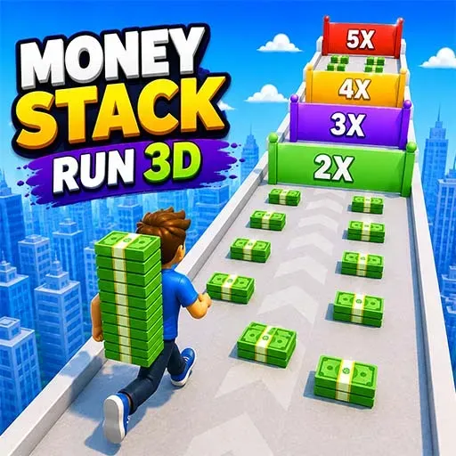 Money Stack Run 3D