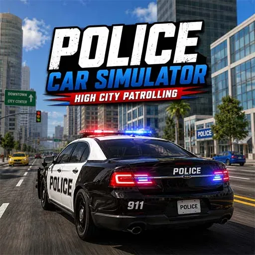 Police Car Simulator High-City Patrolling