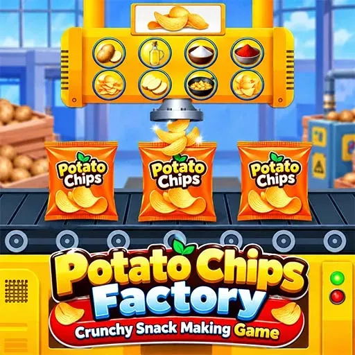 Potato Chips Factory Crunchy Snack Making Game