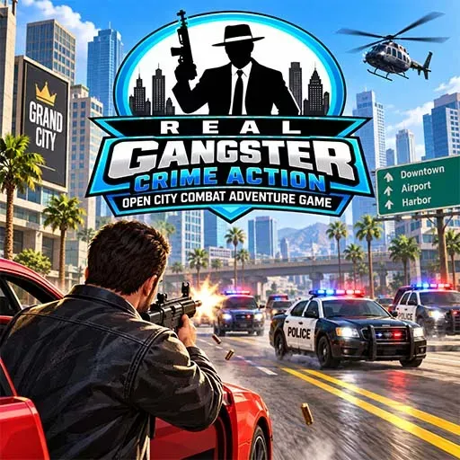 Real Gangster Crime Action Open City Combat Adventure Game