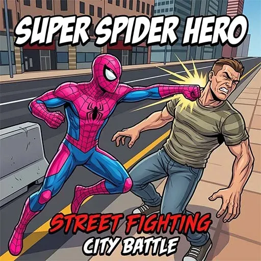 Super Spider Hero Street Fighting City Battle