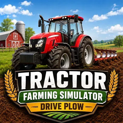 Tractor Farming Simulator Drive Plow