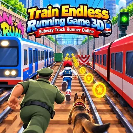 Train Endless Running Game 3D Subway Track Runner Online