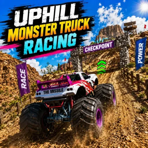 Uphill Monster Truck Racing