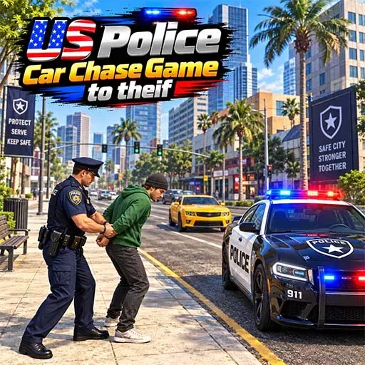 US Police Car Chase Game