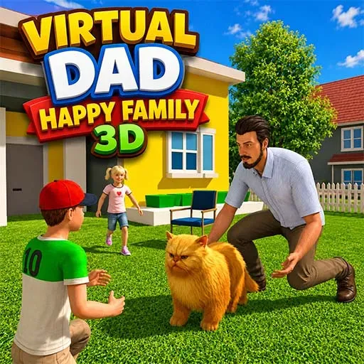 Virtual Dad Happy Family 3D