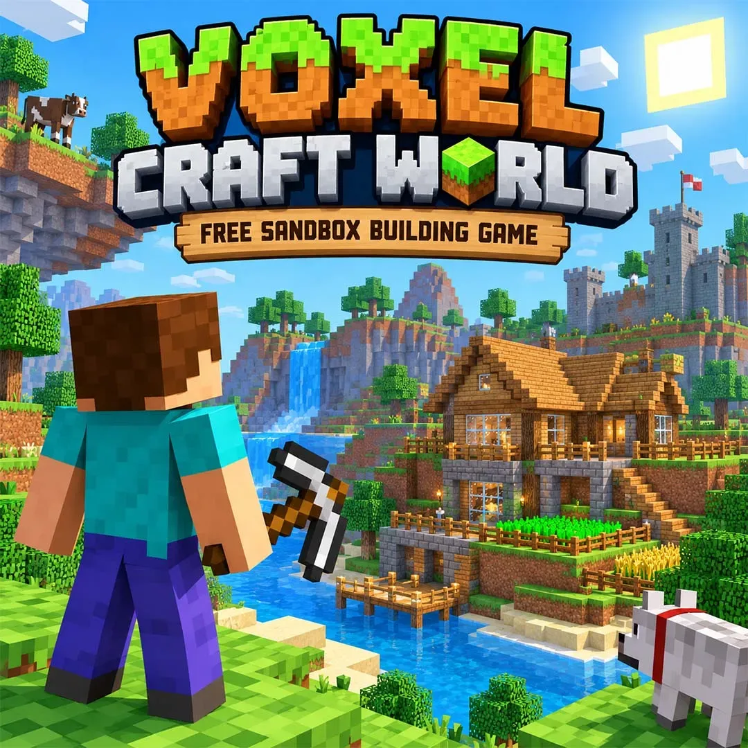 Voxel Craft World – Free Sandbox Building Game